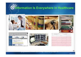 18
Shortliffe EH. Biomedical informatics in the education of
physicians. JAMA. 2010 Sep 15;304(11):1227-8.
Information Is Everywhere in Healthcare
 