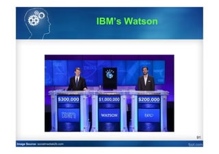 91
IBM’s Watson
Image Source: socialmediab2b.com
 