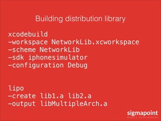 Building static libraries for iOS with CocoaPods | PDF
