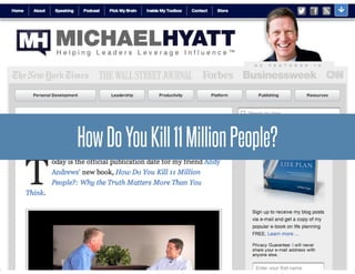 HowDoYouKill11MillionPeople?
 