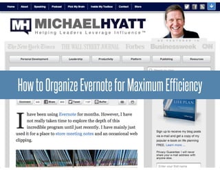 HowtoOrganizeEvernoteforMaximumEfficiency
 