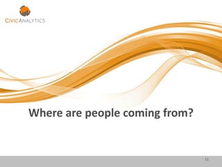 Where are people coming from?
11
 