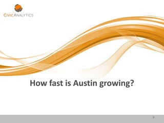 How fast is Austin growing?
3
 