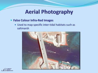 False Colour Infra-Red Images 
Used to map specific inter-tidal habitats such as saltmarsh 
 