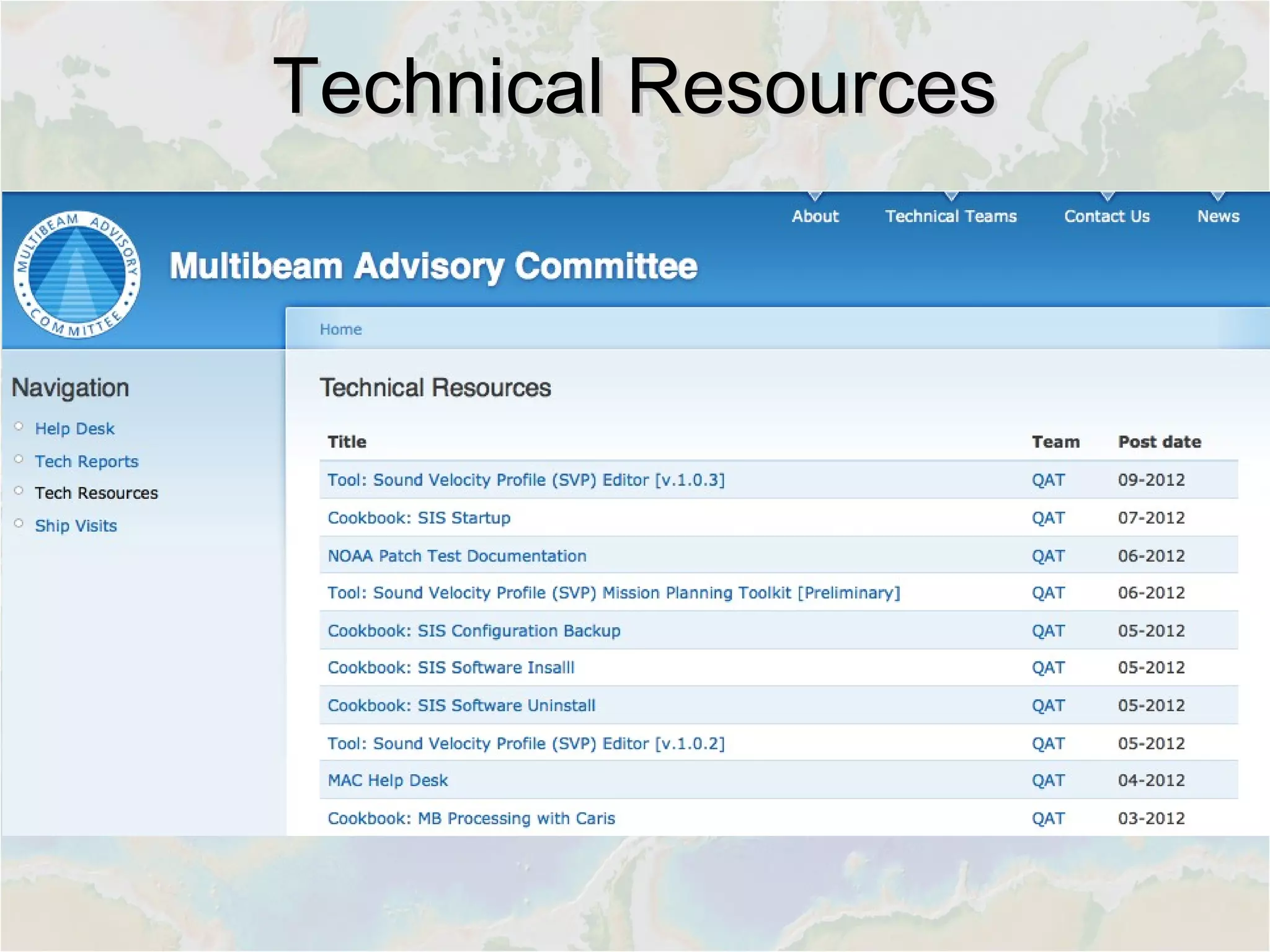 Technical ResourcesTechnical Resources
 
