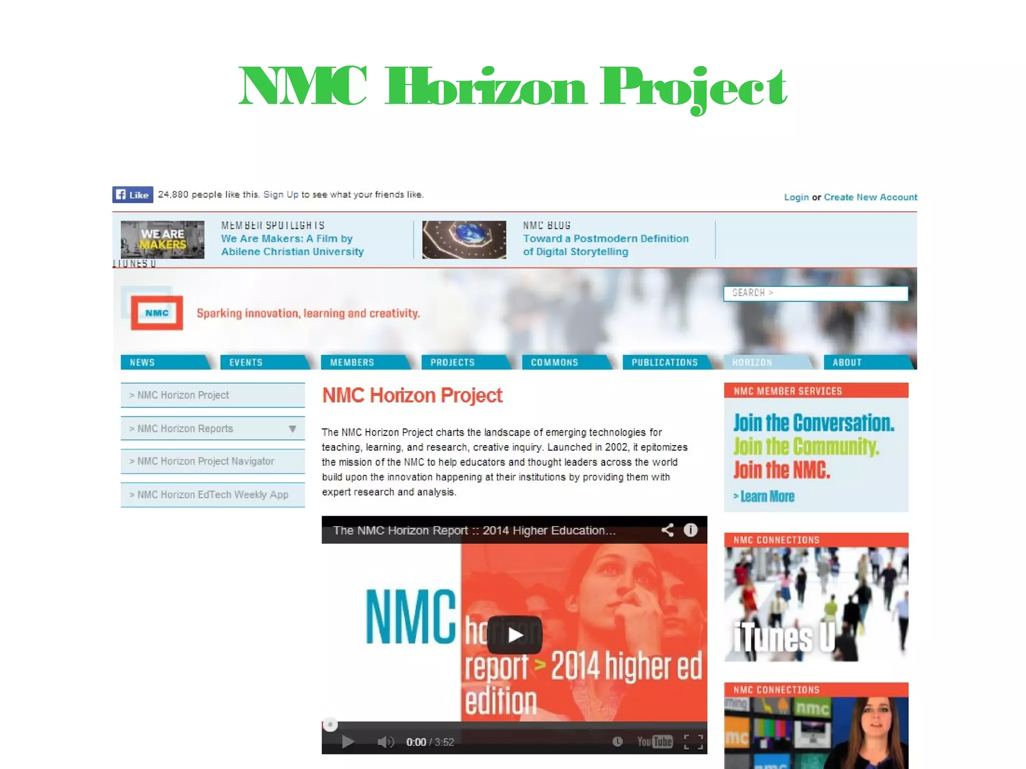 NMC Horizon Project
 