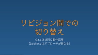 © 2014 Nippon Telegraph and Telephone Corporation
Git✄ ✁✂☎✆✝✞✟
✠Docker✄✡☛☞✌✍✎✏✑✒✓✔
 