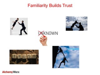 Familiarity Builds Trust
 