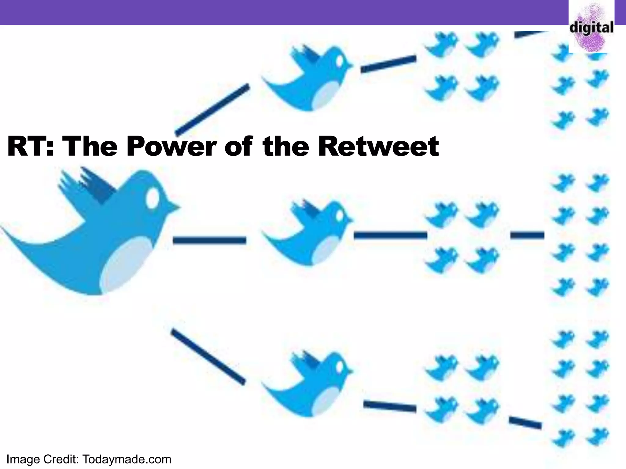 RT: The Power of the Retweet
Image Credit: Todaymade.com
 