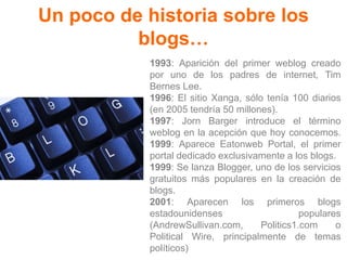 Los blogs políticos | PPT