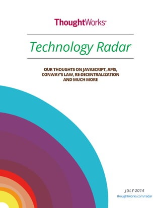 Technical Radar (Chinese version) 2014-06