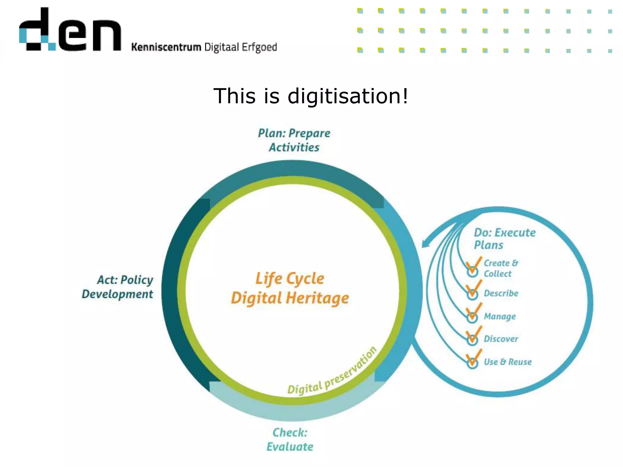 This is digitisation!
 
