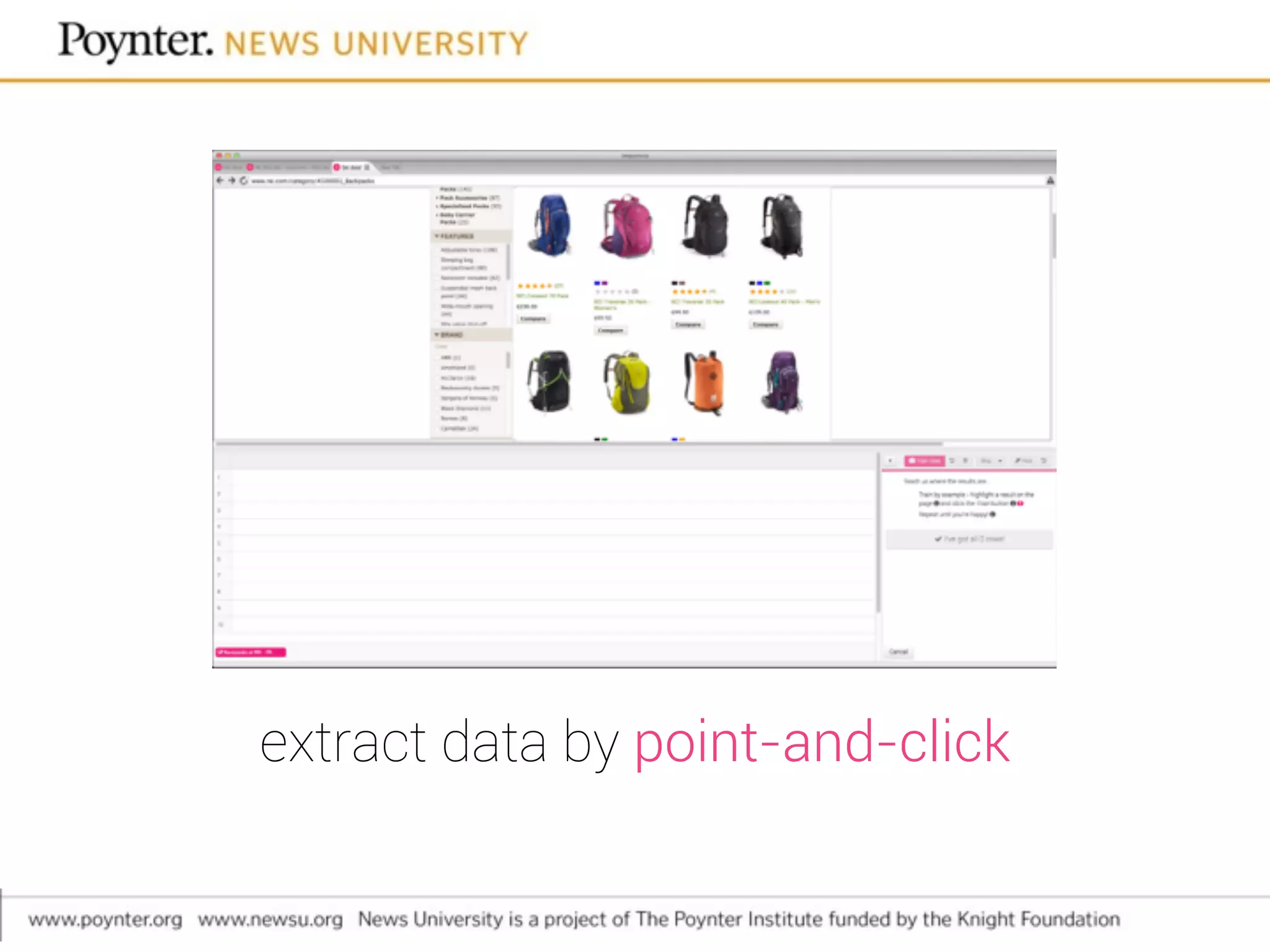 extract data by point-and-click
 