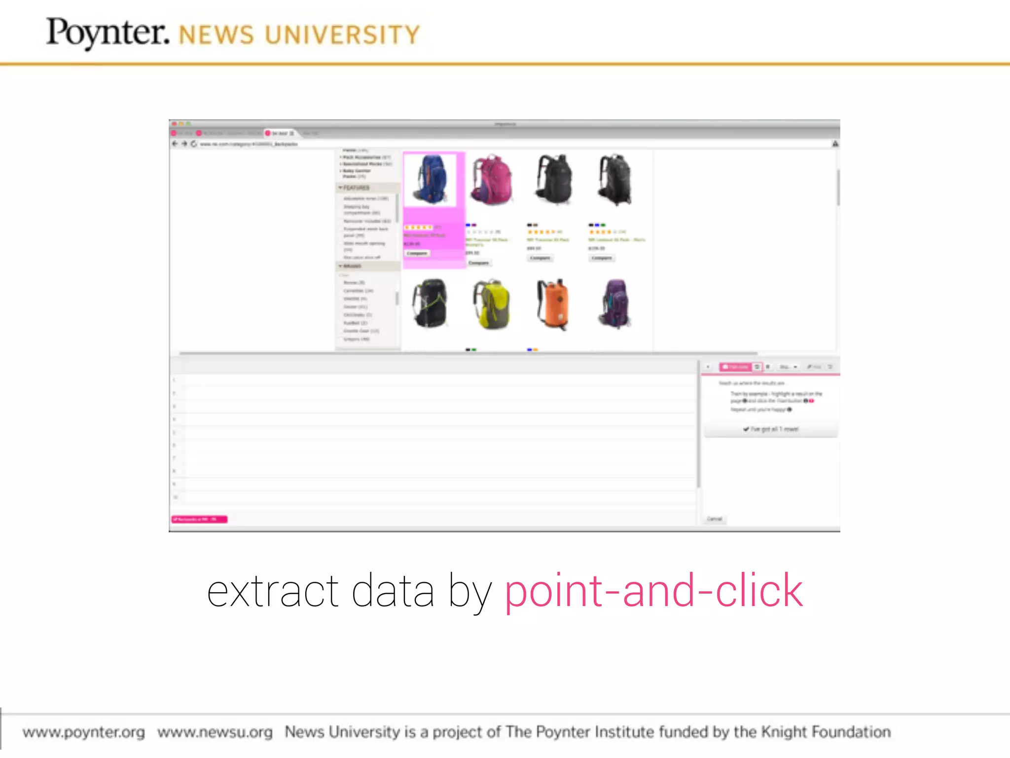 extract data by point-and-click
 