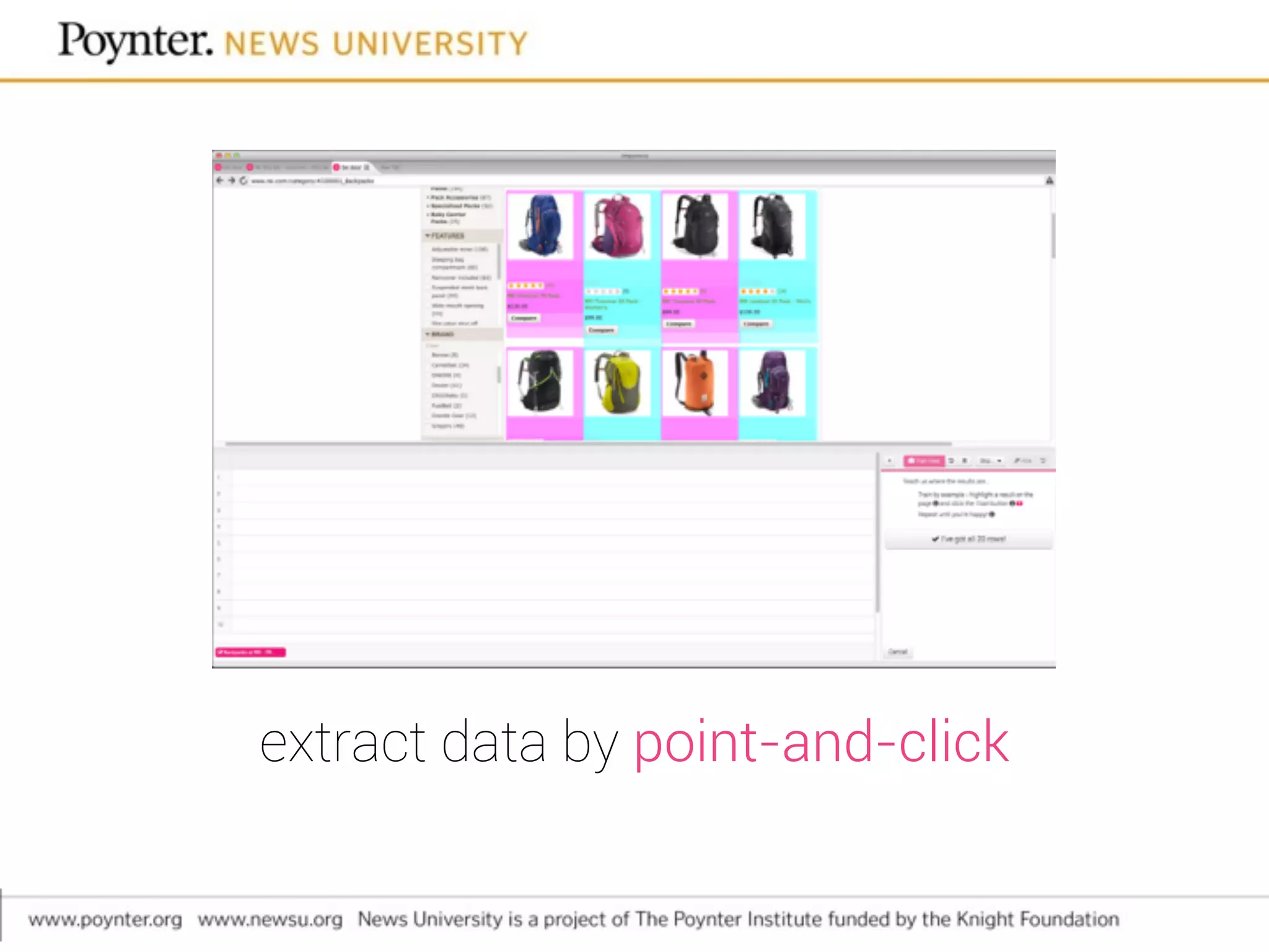 extract data by point-and-click
 