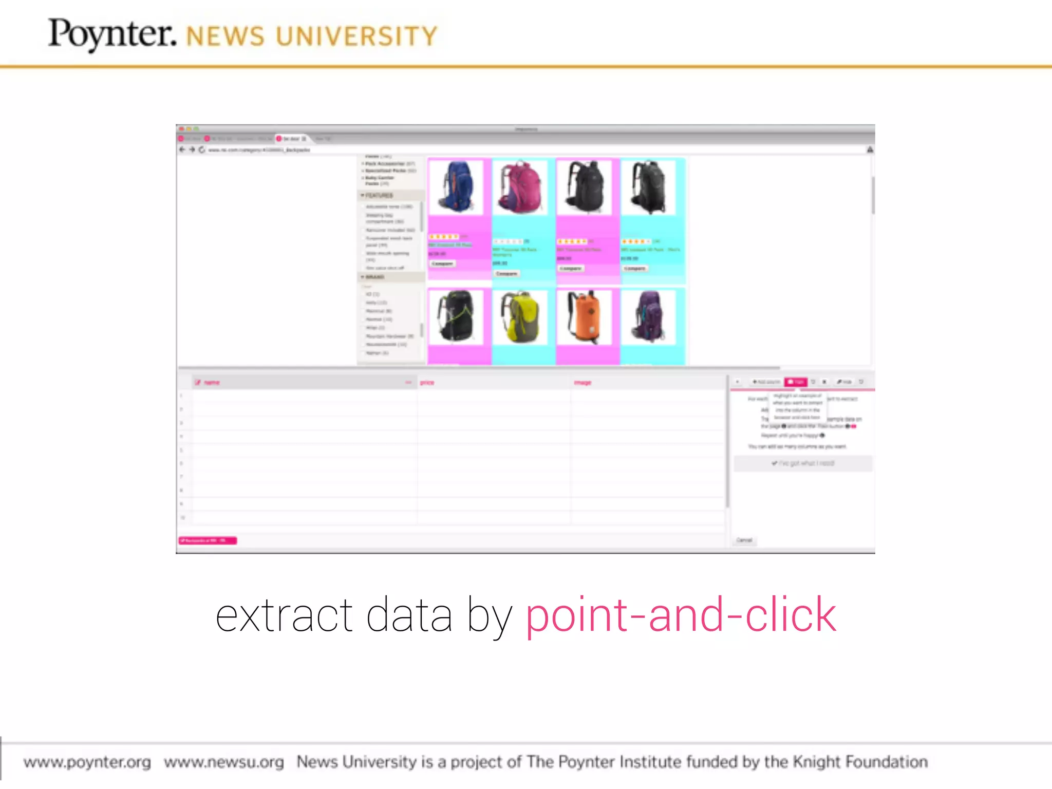 extract data by point-and-click
 