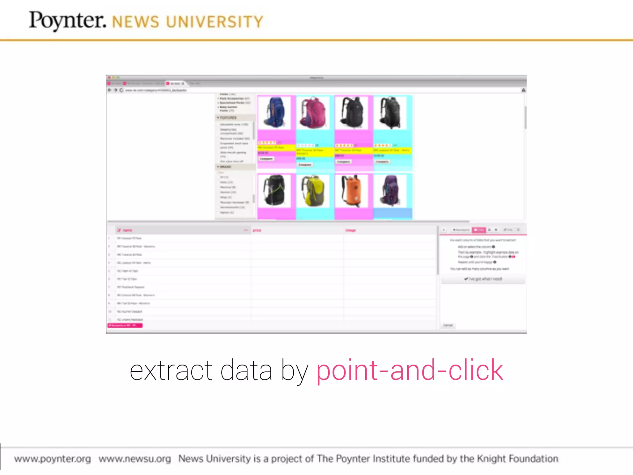 extract data by point-and-click
 