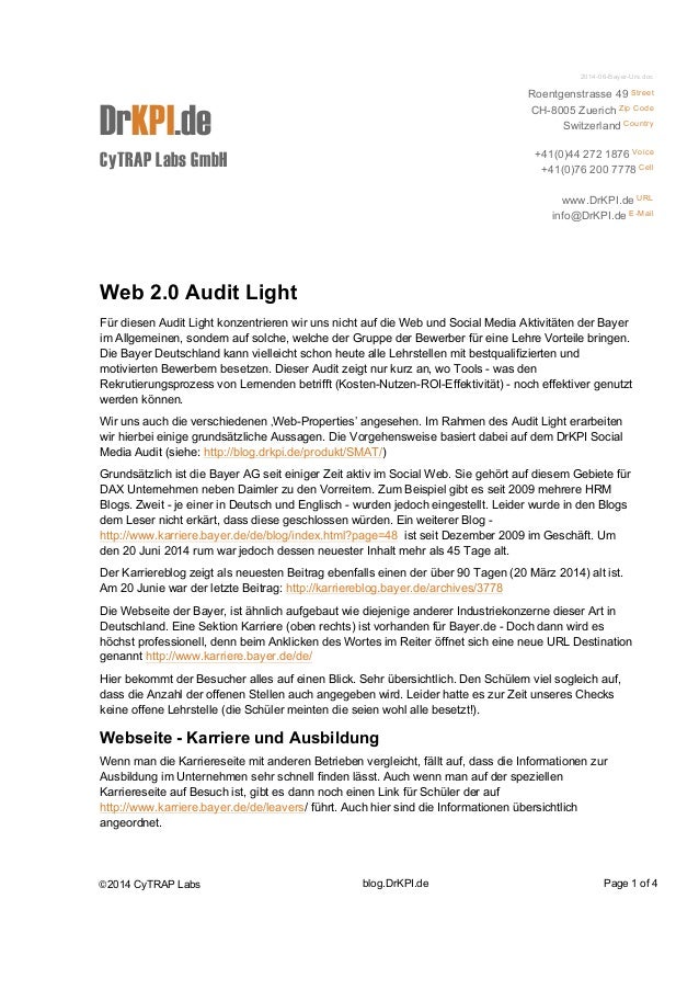 Bayer Ag 3 Tipps Zum Online Recruiting Karriere Ausbildung Socia