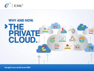 Brought to you by ePlus and EMC
WHY AND HOW.
THE
PRIVATE
CLOUD.
 