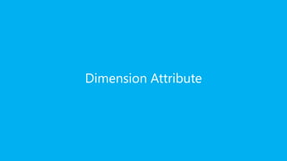 Dimension Attribute
 