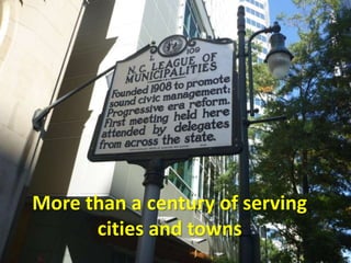 More than a century of serving
cities and towns
 