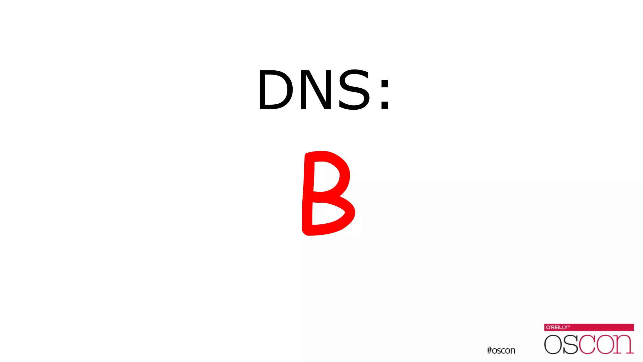 DNS:
B
 