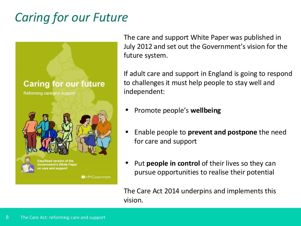 Overview of Care Act 2014 Jul 2014