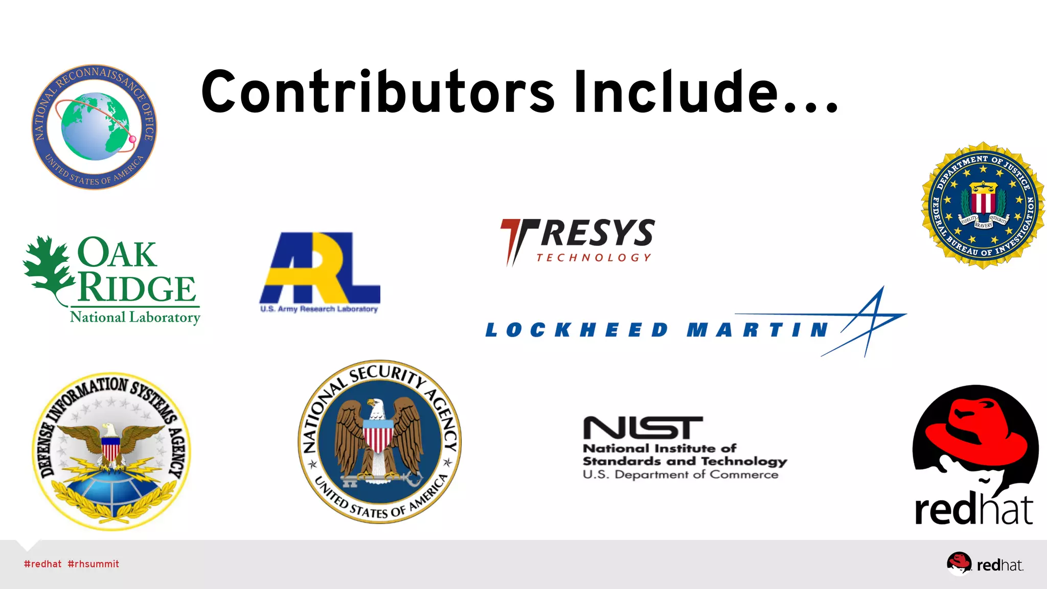 Contributors Include…
 