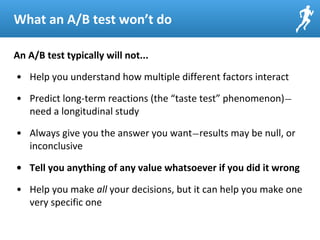A Crash Course in A/B Testing: Or, How to Tell If You’re Accomplishing Anything