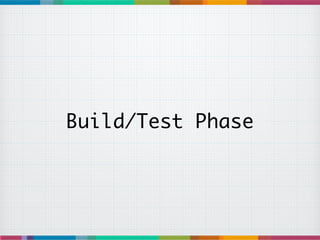 Build/Test Phase
 