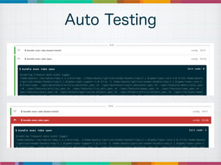 Auto Testing
 