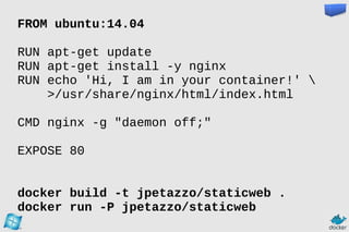 Introduction to Docker and deployment and Azure