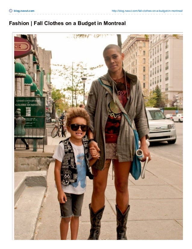 Fashion Clothes on a Budget in Montreal
