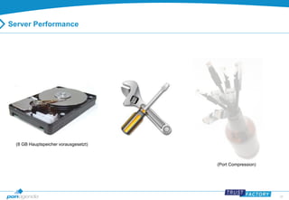 38 
Server Performance 
(8 GB Hauptspeicher vorausgesetzt) 
(Port Compression) 
 