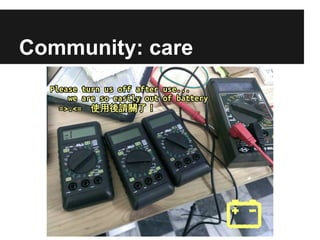 Community: care 
 