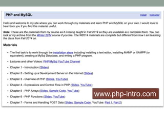 www.php-intro.com 
 