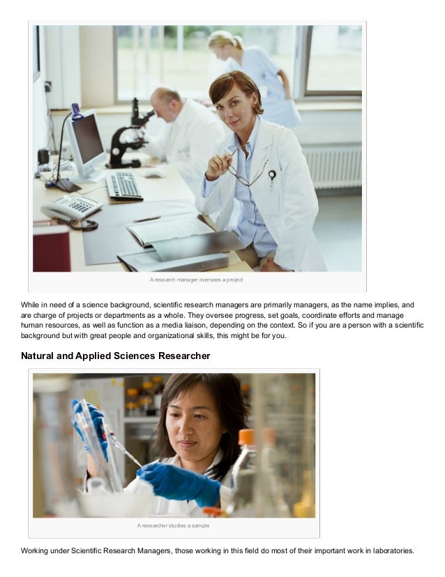 Most InDemand Science Jobs in Canada