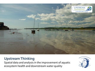 UpstreamThinking
Spatial data and analysis in the improvement of aquatic
ecosystem health and downstream water quality
 
