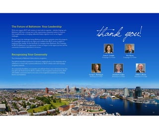 Baltimore Community Foundation Endowment Campaign