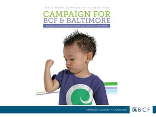 Baltimore Community Foundation Endowment Campaign