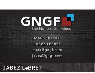 Online Marketing for Your Firm | Jabez LeBret & Mark Homer