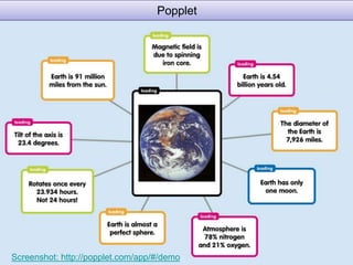 Popplet 
Screenshot: http://popplet.com/app/#/demo 
 