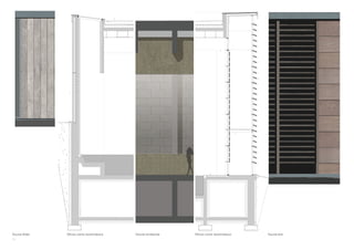Façade Nord Détail coupe transversale Façade intérieure Détail coupe transversale Façade Sud 
24 
 