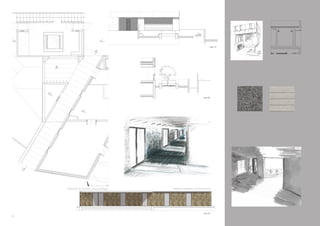 Détail de la traverse semi publique Texture, ambiance de la traverse 
28 
 