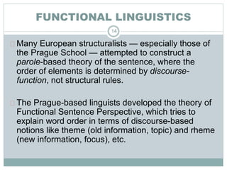 Structural Parol The Boundary between Competence and Performance - Prof. Fredreck J ...