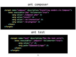 ant composer 
ant test 
12 
 
