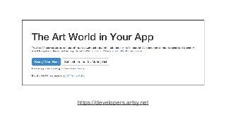 https://developers.artsy.net 
 