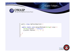 Super 
l’objet... 
 