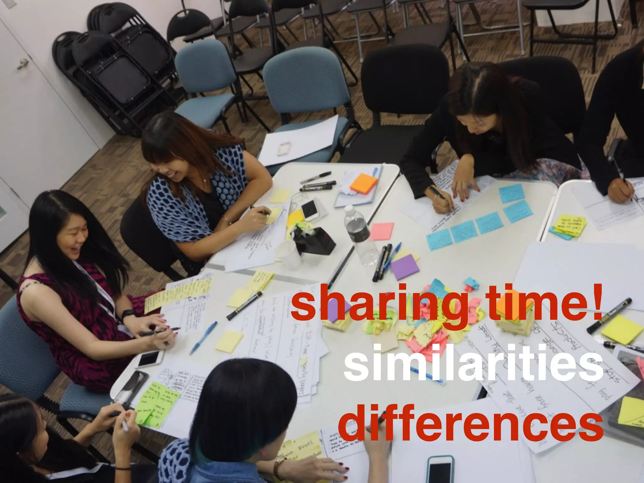 sharing time!
similarities
differences
 