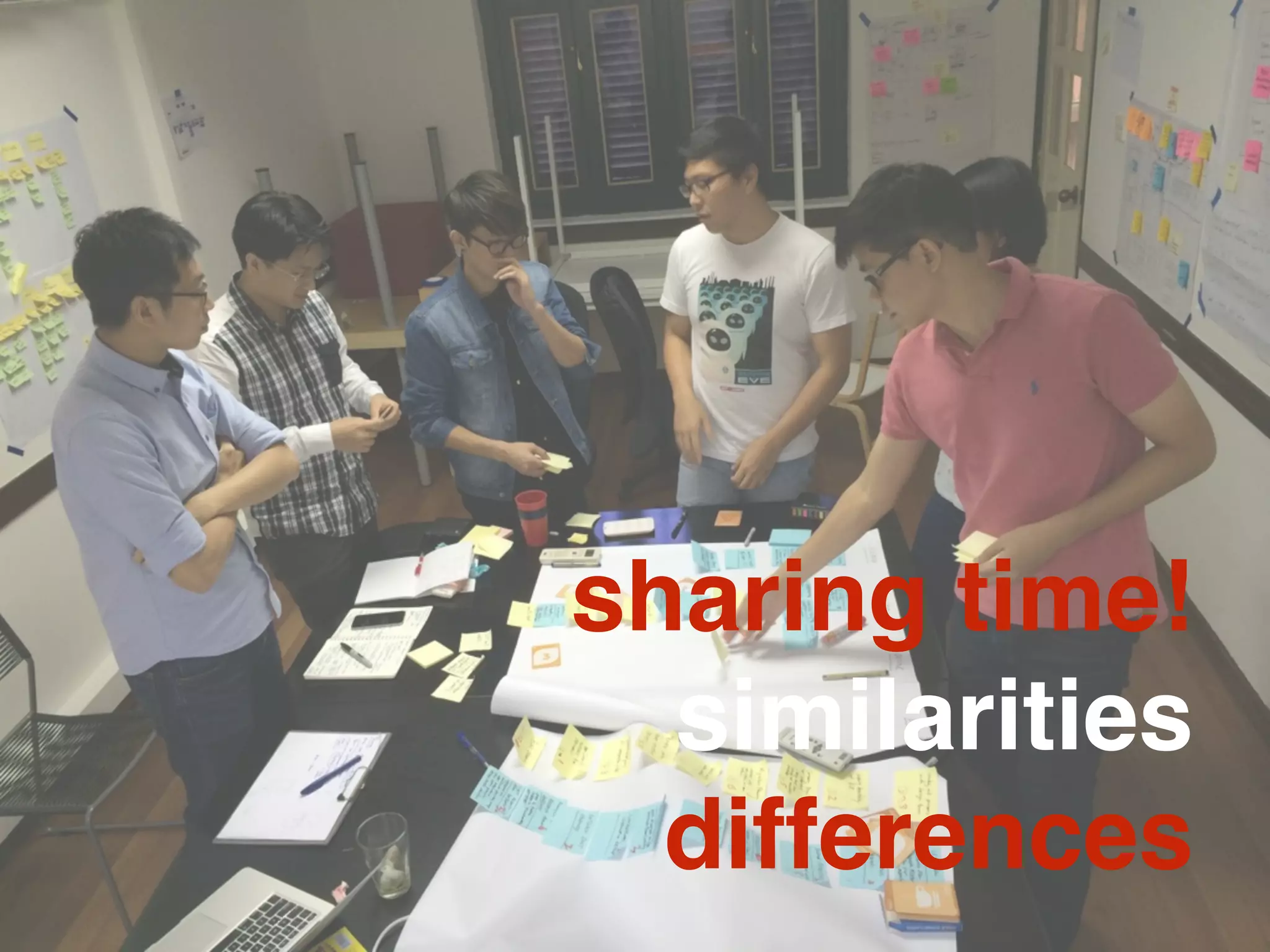 sharing time!
similarities
differences
 